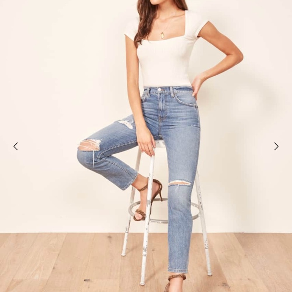High Wasted, Never Worn, Cigarette Jeans